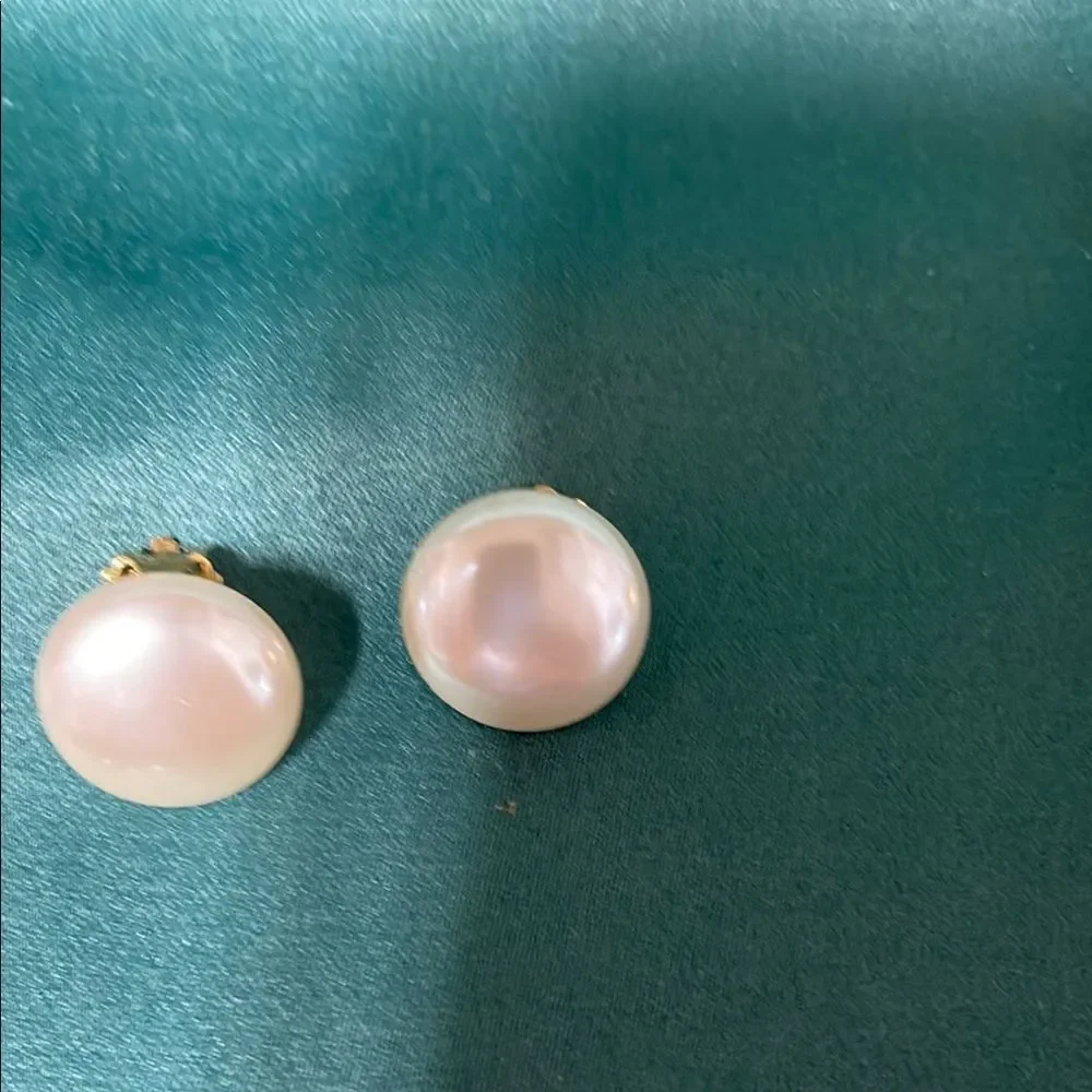 Vintage Elegant Pearl Clip-On Earrings